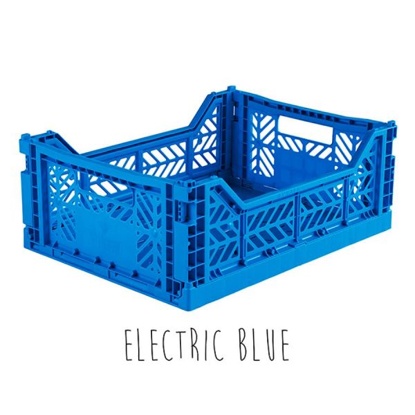 Storage . Folding Crate - Midi / Buy 5 Get 1 Free - Electric Blue